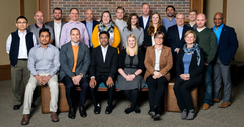 Purdue IMM Global Executive MBA Class of 2019 launch group photo